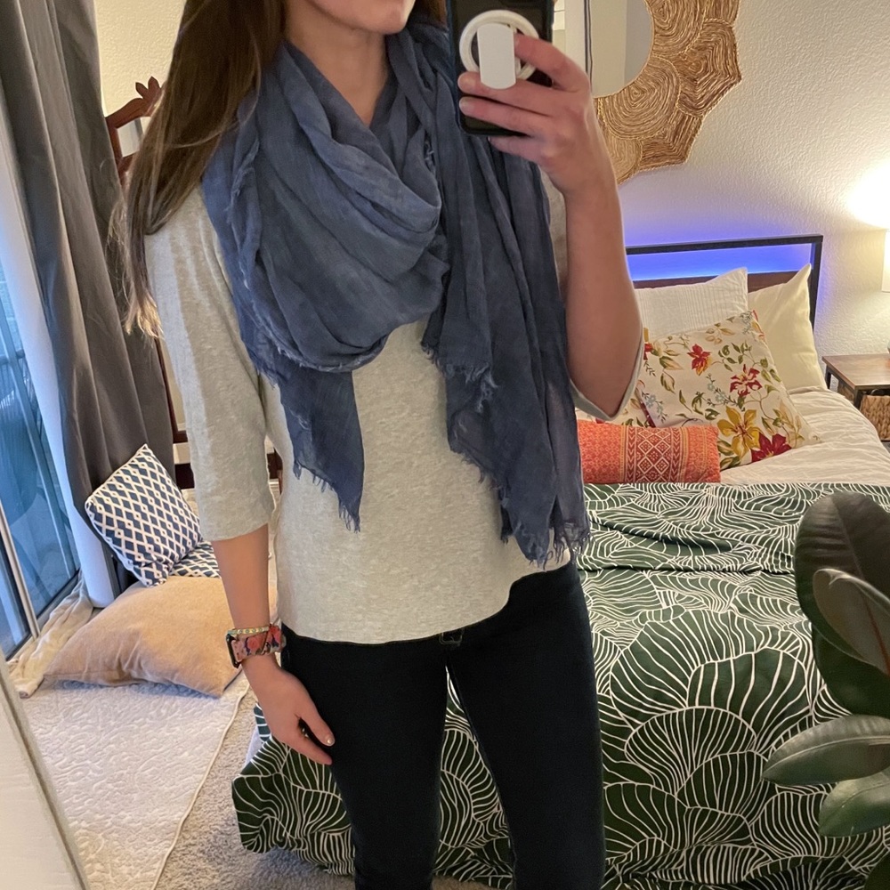 nkuku handmade pya cotton scarf | eco-friendly | naturally pigmented - Picture 2 of 3